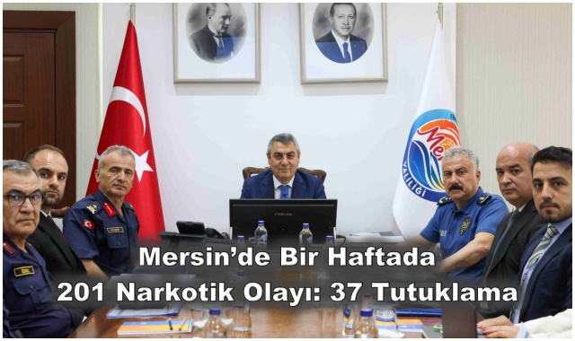 Mersin’de Bir Haftada 201 Narkotik Olayı: 37 Tutuklama