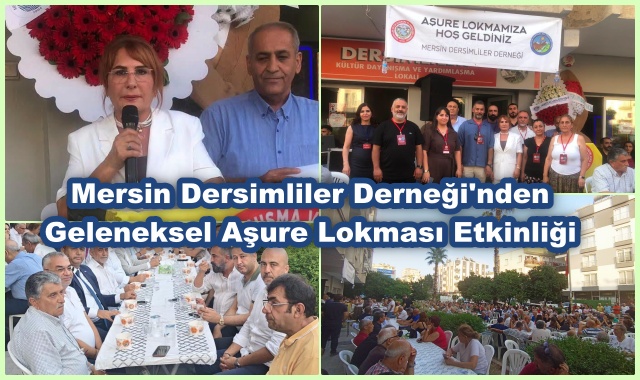 Mersin Dersimliler Derneği'nden Geleneksel Aşure Lokması Etkinliği