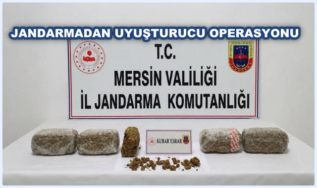 JANDARMADAN UYUŞTURUCU OPERASYONU