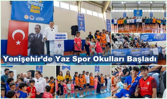 Yenişehir’de Yaz Spor Okulları Başladı